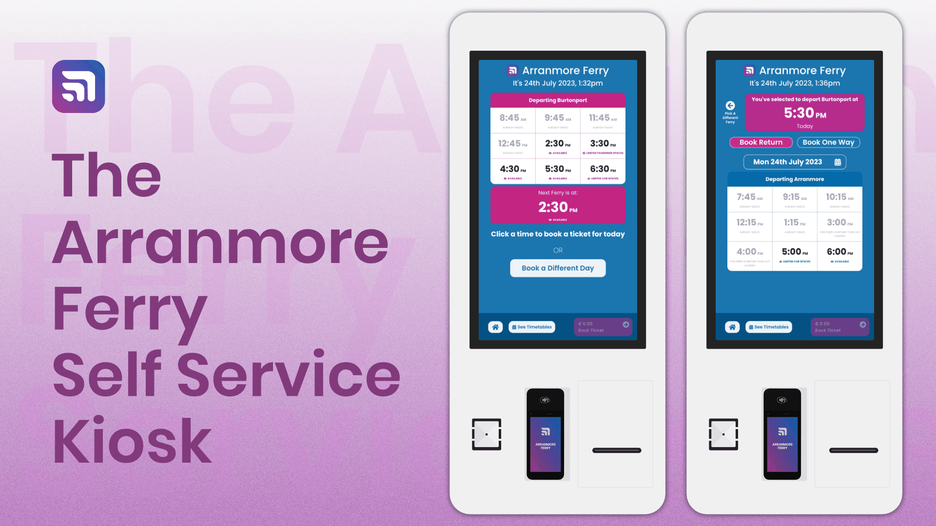Arranmore Ferry Self Service Kiosk