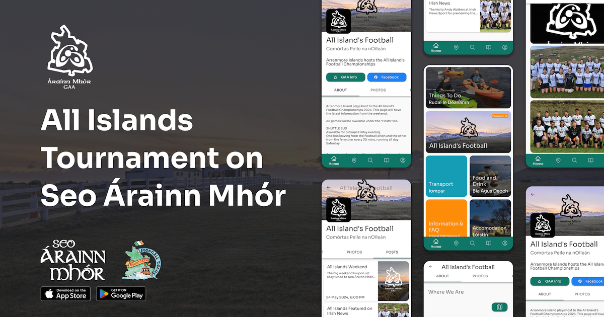 All Islands Football x Seo Árainn Mhór